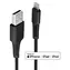 Lindy / kabel USB-A do Lightning / 0,5 m / czarny