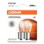 OSRAM P21W 7506-02B 12V 21W BA15S / Żarówka samochodowa / Blister 2 szt.