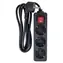 Przedłużacz MicroConnect 3 gniazda 5m czarny / bez wyłącznika / Schuko