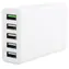 Ładowarka sieciowa CoreParts Multi- Port USB, biała / 6× USB-A / 40 W / 2,4 A