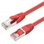 MicroConnect CAT6 S/FTP 0,25 m czerwony / LSZH
