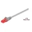 MicroConnect CAT6 U/UTP 1m szary / Kabel krosowy / RJ-45 / 10 szt.