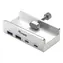 Equip Klip-On 4- Port / hub USB / 2x USB-A + 2x USB-C / USB 3.2 Gen 1 5 Gb/s / obudowa aluminiowa