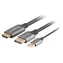 Lanberg / Kabel HDMI do DisplayPort / M/M / 4K 60Hz / 1,8 m / czarny