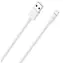 Kabel RealPower Lightning biały / Kabel do transmisji danych i ładowania / USB-A do Lightning / 2 m / Certyfikat MFI