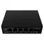 Przełącznik przemysłowy PoE Lanberg / 1x PoE BT / 3x PoE+ AT / SFP / Fast Ethernet / DIN / niezarządzalny