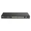D-Link DGS-1100-26MPV2 / SMART przełącznik / 24x PoE+ Gigabit / 370 W / 2x SFP Combo / L2