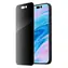 Szkło ochronne LAUT Prime Glass Privacy iPhone 15 / Filtr prywatności 30° / Szkło hartowane 9H / Ramka montażowa