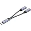 Unitek M206A / hub USB-C / 2× USB-C / audio + ładowanie / 18 W