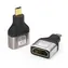 PremiumCord HDMI A do micro HDMI D, kolor gwiezdnej szarości / adapter / 8K 60Hz / 4K 120Hz / pozłacany