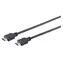 Kabel MicroConnect High Speed HDMI czarny / Kabel połączeniowy / 7,5 m / 4K 3840×2160