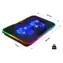 Evolveo CoolPro czarna / Podkładka chłodząca do laptopów do 17" / 2 wentylatory 125 mm / Podświetlenie RGB