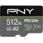 PNY PRO Elite microSDXC 512 GB / Karta pamięci / Klasa 10 / UHS-I U3 / V30 / A2
