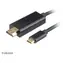 Akasa AK-CBCA12-18BK / kabel przejściowy USB-C do HDMI / 4K@60Hz / 1,8 m