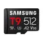 Samsung T9 czarny / karta pamięci microSDXC / 512 GB + adapter SD / UHS-I U3 / klasa 10, V30, A2 / odczyt: 200 MB/s
