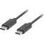 Lanberg CA-CMCM-10CU-0005-BK czarny / Kabel USB-C / USB-C (M) - USB-C (M) / 0,5 m
