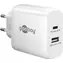 Goobay 65412 biały / Ładowarka sieciowa / GaN / USB-C PD / USB-A / 45 W