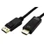 Roline DisplayPort - HDMI 3M / Kabel / DP(M) - HDMI(M) / 4K 60Hz / cienki