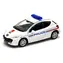Welly Peugeot 207 Police model biały / 1:34 / od 3 lat