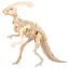 Woodcraft układanka 3D Parasaurolophus mała / 38 elementów / od 6 lat / Poziom trudności: łatwy