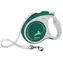 Smycz FLEXI Comfort PLUS M zielona / Pasek 5 m / Samozwijająca się / Dla psów do 25 kg