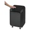 Niszczarka Fellowes LX 210 czarna / 16 arkuszy papieru 70g / cięcie poprzeczne 4x12 mm / szerokość wlotu: 230 mm