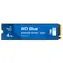 WD Blue SN5000 4TB / dysk SSD M.2 2280 / PCIe Gen4 x4 / odczyt: 5500 MB/s / zapis: 5000 MB/s / 5 lat