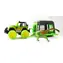 MAC TOYS Samochód Jeep z przyczepą i dinozaurem / Plastik