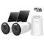 iGet HOMEGUARD HGWNK108402S / Zestaw kamer bezprzewodowych / 2K QHD / 10-kanałowy NVR / 2 kamery bateryjne + solarne / PIR / IP66