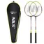 NILS NRZ204 / Zestaw do badmintona / stal-aluminium / 66 cm / uchwyt G1 / 2 rakiety