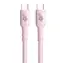 Kabel TB Touch Jelly USB-C - USB-C 60W różowy / Kabel do transmisji danych / USB 2.0 / 1 m