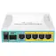 Mikrotik RB960PGS biały / RouterBOARD / hEX PoE / 800 MHz / 128 MB RAM / 5x LAN / SFP / wyjście PoE