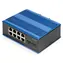 Digitus DN-651150 / Przełącznik / 8x Gigabit RJ45 / 2x SFP 1000Base-FX / Niezarządzany / Szyna DIN / IP40
