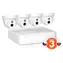 Tenda K4P-4CR / System kamer / 4X kamery PoE / 4 MPx / 4-kanałowy rejestrator NVR / IP67 / audio / noktowizor