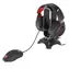 Genesis Vanad 500 czarny / Myszka bungee / Hub USB 2x USB-A / Podświetlenie LED / Stojak na słuchawki