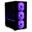ibox Passion V4 czarny / obudowa PC / Mini Tower / podświetlenie RGB / pilot / szkło hartowane / 1x USB 3.0