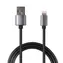 2GO Luxury / Kabel do ładowania i transmisji danych / USB - Lightning / metalowe złącza / 1 m