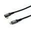 Equip USB-C - USB-C 90° 2 m czarny / Kabel danych / PD 100W / USB 2.0