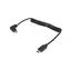 Kabel Equip czarny / USB-C do USB-C / USB 2.0 / spiralny 90° / 1 m