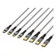 EFB USB-A - USB-C 60W szary / Zestaw kabli ładujących / 4X 0,5+1+2+3 m / Szybkie ładowanie 3.0 / osłona tekstylna