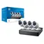 LevelOne DSK-8001 biały / Zestaw kamer / Rejestrator 8-kanałowy / 4X kamery 2 MP / IP66 / IR 30 m