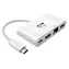 EATON Tripp Lite U444-06N-HGU-C biały / Adapter wieloportowy / USB-C / HDMI / USB 3.0 / RJ45 / PD 60W