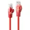 Lindy Patch cable Basic Cat6 U/UTP czerwony 0,5 m / Patch cable / CAT6 / U/UTP / RJ-45