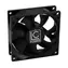 LC-Power LC-CF-80 czarny / Wentylator / 80 mm / PWM / 2200 obr./min / 25,1 dB