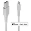 Lindy USB-A - Lightning biały / Kabel do transmisji danych / 1 m / USB 2.0 / Certyfikat MFi