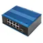 Digitus DN-651133 niebieski / Przełącznik / Przemysłowy / 8x 10/100 PoE / 1x SFP / Szyna DIN