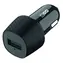 2GO czarny / Ładowarka samochodowa / 1x USB-A / 10 W / 5 V / 2,1 A
