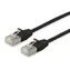 Equip Cat6A F/FTP SlimFlex 10m czarny / Kabel krosowy / RJ45-RJ45 / LSZH / 500MHz