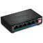 Trendnet TPE-TG51G / Przełącznik / 5- Port Gigabit PoE+ / 60 W / 10 Gbit/s / obudowa metalowa