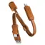 Energea Sheath Key 2w1 pomarańczowy / Kabel do ładowania i transmisji danych do breloka / USB-C / 60 W / 15 cm